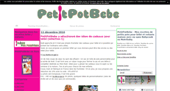 Desktop Screenshot of petitpotbebe.net